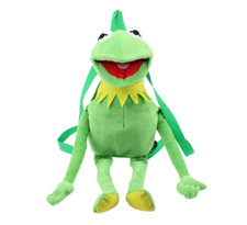 Kermit Backpack Sesame Street Cookie Monster Cookie Kermit Plush grüner Frosch