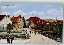 13946935 - 7842 Kandern Neue Kanderbruecke Fahrrad Fabrik Mann