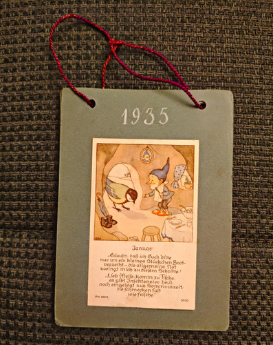 Antiker kalender 1935 ida - antiker,