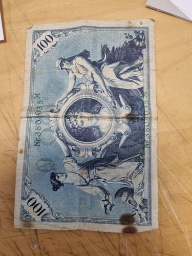Reichsbanknote 100 mark - reichsbanknote,