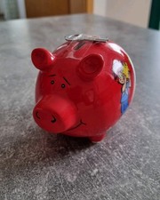 Sparschwein-Spardose-KNAX Sparkasse-Sparsau🐷 mit Schlüssel Keramik,neuwertig'