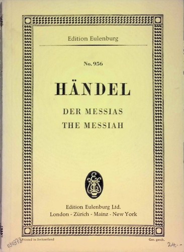 Messiah oratorio händel - messiah.,