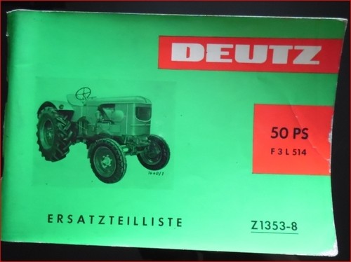 Deutz schlepper l - f, 514