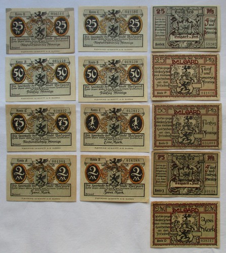 Banknoten notgeld stadt - 13,