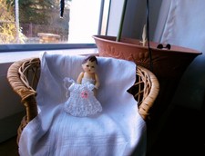 Puppenstube, Kleid Puppe, 7cm