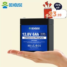 12V Mini LiFePO4 6Ah Akku lithium batterie BMS für Kinderwagen Boot Camping