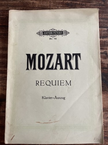 Noten klavier mozart requiem - mozart,
