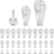 Spurlose Bilderhaken Weiß 30