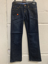 Mavi Damen Jeans Olivia Low-Rise, Straight Leg Dunkelblau W25 L34