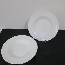 4 Pastateller - Nudelteller - Suppenteller - weiß  - Glas Ø 28,5 cm,