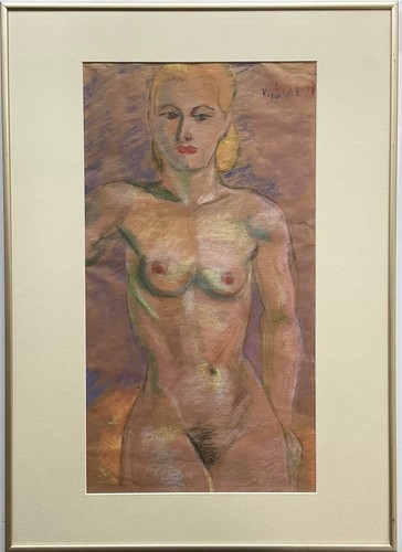 Pastell stehender weiblicher