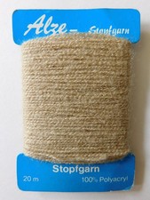 Stopfgarn Stopfwolle Garn Nähgarn Beilaufgarn Nähen Basteln DIY beige meliert