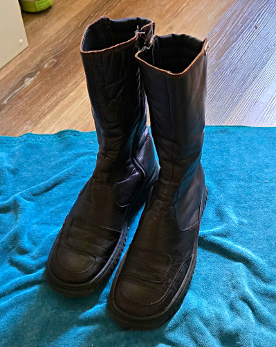 Vintage esprit leder stiefel - esprit, leder-stiefel