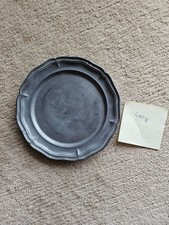 zinn teller antik 19 cm / 470