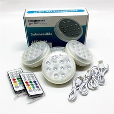 TEPENAR Wiederaufladbare Unterwasser Poolbeleuchtung mit Fernbedienung IP68