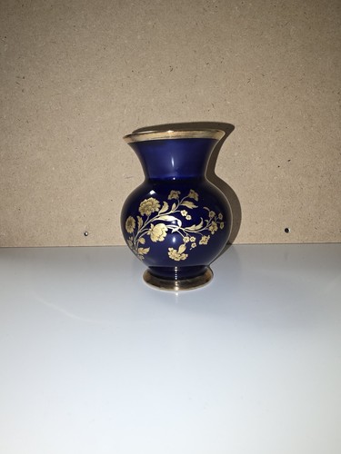 Kpm vase kobaltblau hoch - kpm,