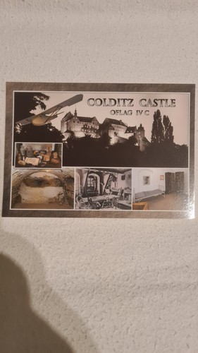 Colditz postkarte oflag c - iv,
