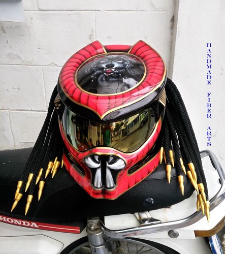 Custom predator motorradhelm - custom,