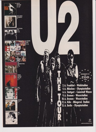 The tour zoo - u2,