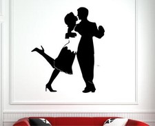 Wandtattoo Tanzen Tänzer Dance Wandaufkleber Wandsticker Premium Seidenmatt LD12