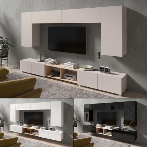 Moderne wohnwand calabrini - wohnwand, calabrini-23