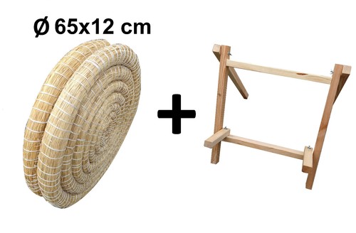 Runde strohzielscheibe x - strohzielscheibe, Ø