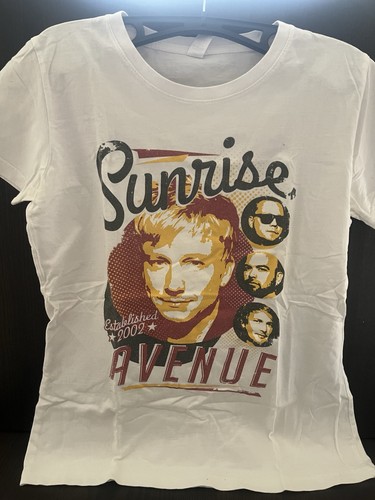 Sunrise avenue shirt weiß - t-shirt,