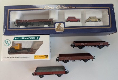 Niederbordwagen set 5tlg - h0,
