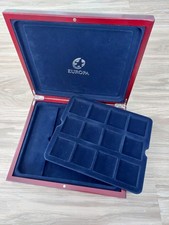 Münzkassette Holz mit 12