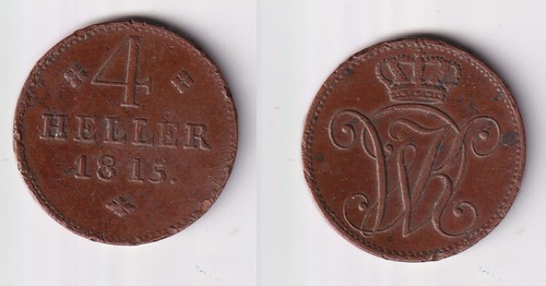 Heller kupfer münze - 4, hessen