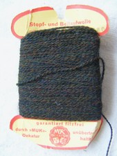 Stopfgarn Esslinger braun Garn Stopfwolle Beilaufgarn vintage stopfen basteln