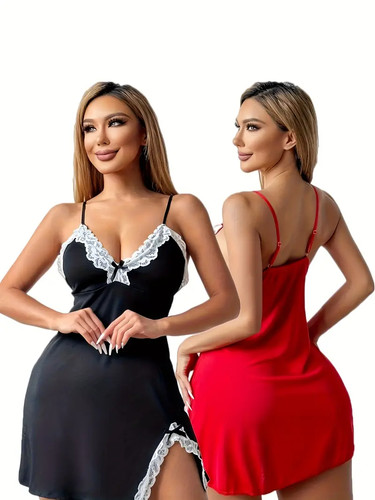 Sexy damen negligé nachtkleid - damen,