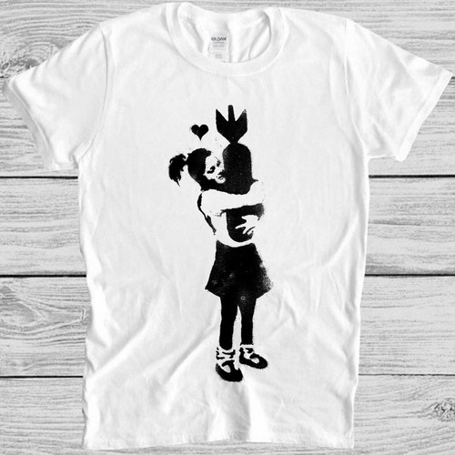 Shirt banksy mädchen - banksy,