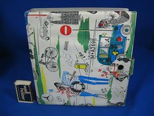 Beautiful 50´s / 60´s design 7 inch record case / Schöne Schallplatten Mappe