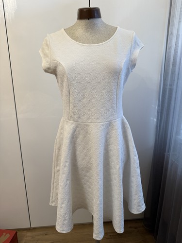 Kleid weiß l - gr, m/l