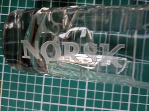Vintage smirnoff norsk - norsk, glas