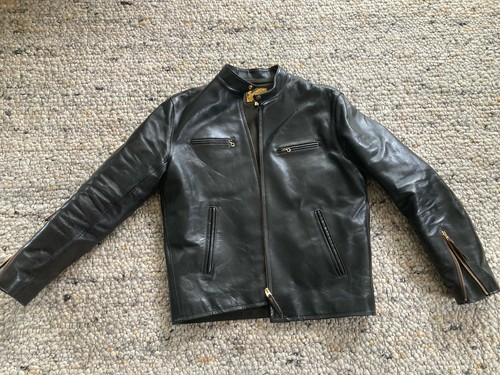 Single riders black leather - single,