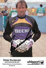 Dieter Burdenski Original Autogrammkarte  - ca.11cm x 15cm