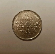 5 Francs Münze aus Frankreich von 1971 -  LIBERTÉ ÉGALITÉ FRATERNITÉ - France