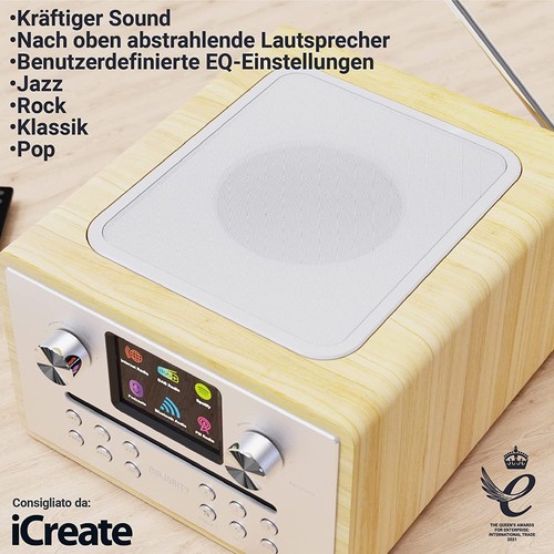 Internetradio dab bt - cd,