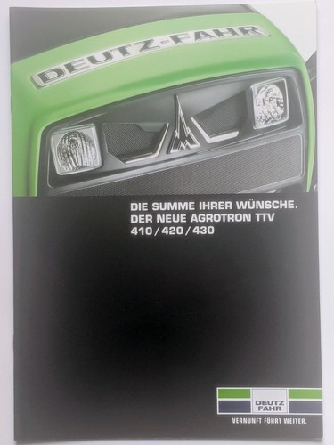 Deutz fahr agrotron - ttv, 410