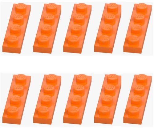 Lego 10x platte 1x4 - platte,