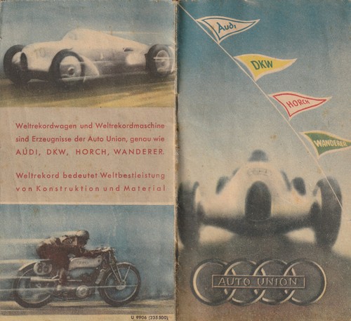 Auto prospekt von 1935 - auto,