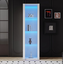 Weiß Hochglanz Vitrine