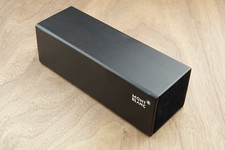 Montblanc Meisterstück Brillenetui Stiftablage Schwarz Leder Box