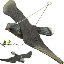 Vogelschreck Vogelabwehr Naturgetreuer Lebensgroß Falke Atrappe Retoo