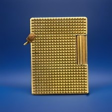 ST. Dupont Feuerzeug, Linie 1, Gold, mit Öse, Selten