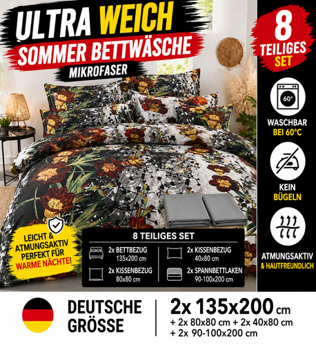 Tlg bettwäsche 135x200 - tlg,