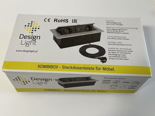 Kombibox steckdosenleiste für - steckdosenleiste,