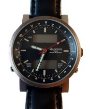 Herren Armbanduhr LCD Digital